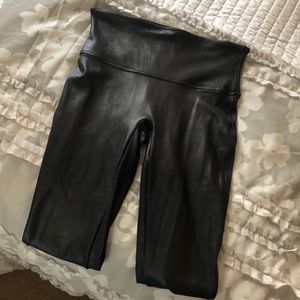 Spanx faux leather leggings